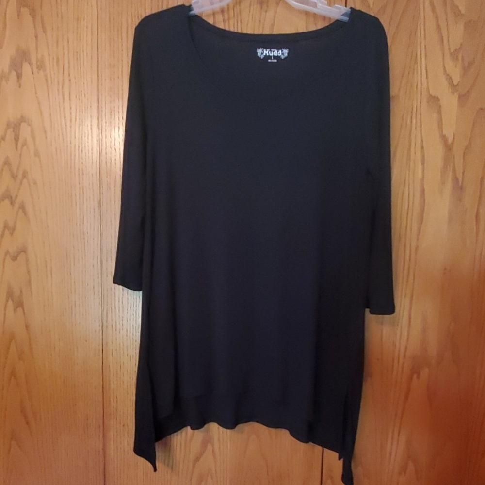 Mudd black knit tunic size Large